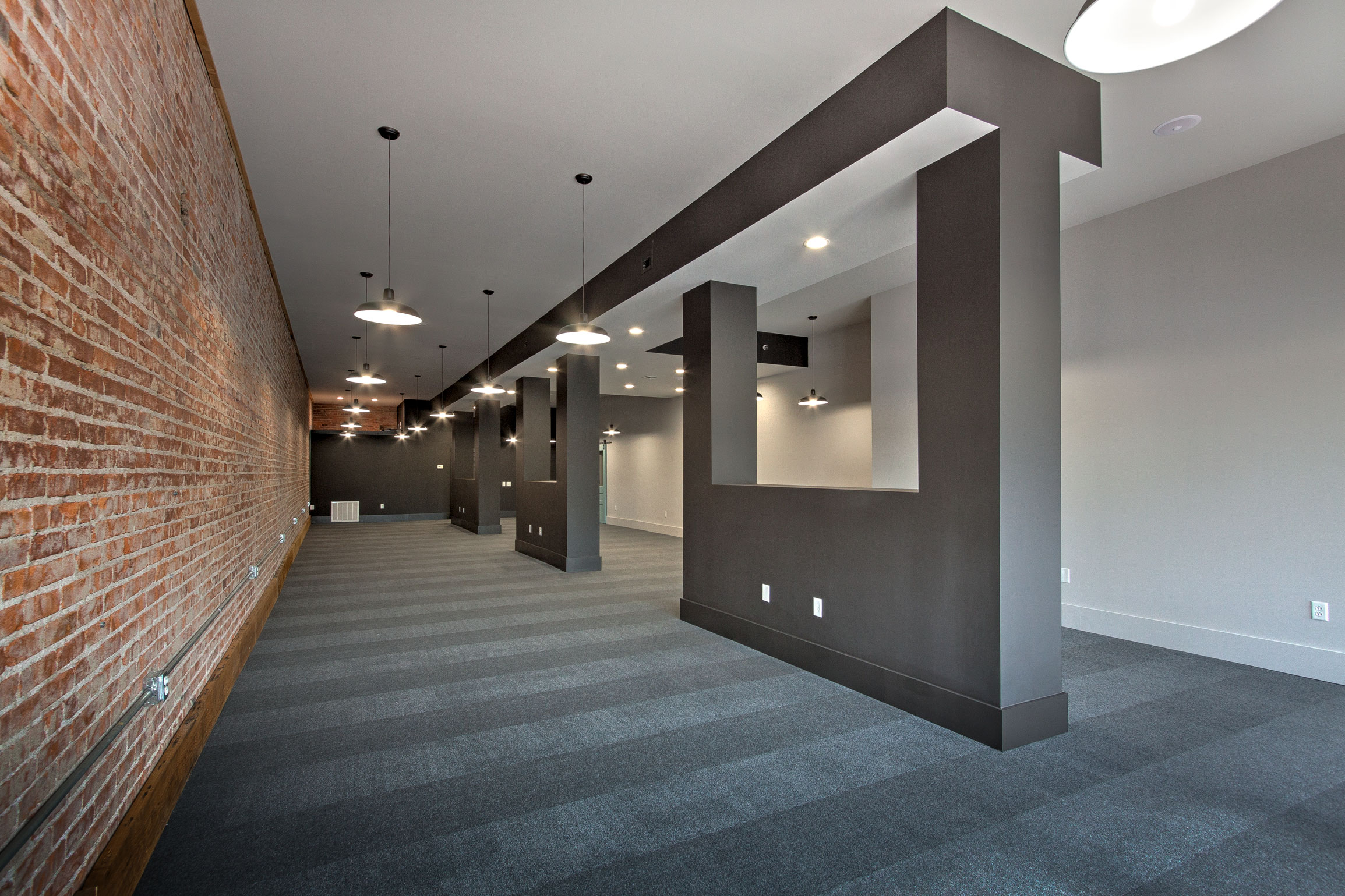 Commercial interior build-out by Vandenberg Construction in Northern Idaho